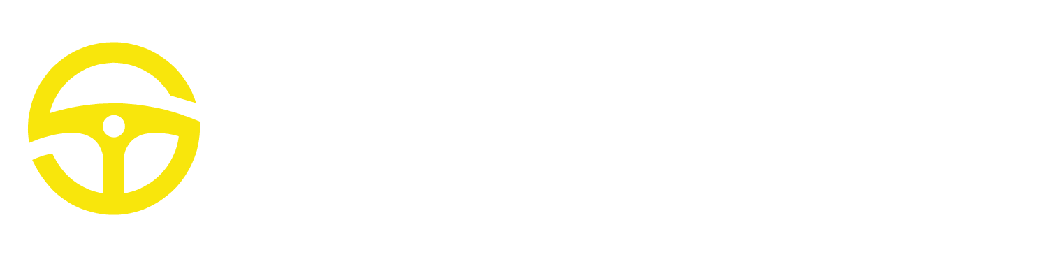 Stevenage Driving School white logo